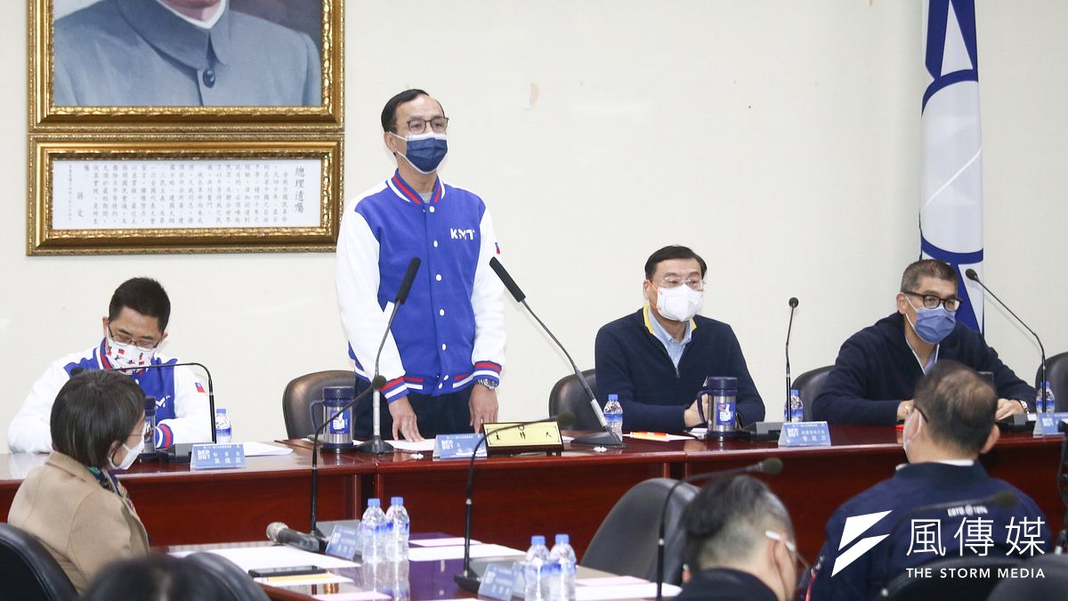 國民黨主席朱立倫主持中常會向黨員談話。(資料照,蔡親傑攝) 國民黨主席朱立倫主持中常會向黨員談話。(資料照,蔡親傑攝)