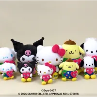 GREEN×EXPO 2027の公式ライセンス商品としてサンリオキャラクターズとのコラボぬいぐるみ2種が7月10日より発売され、ペアチケットが当たるSNSキャンペーンも順次展開される。(写真/EXPO 2027 MLO PR事務局提供) GREEN×EXPO 2027の公式ライセンス商品としてサンリオキャラクターズとのコラボぬいぐるみ2種が7月10日より発売され、ペアチケットが当たるSNSキャンペーンも順次展開される。(写真/EXPO 2027 MLO PR事務局提供)