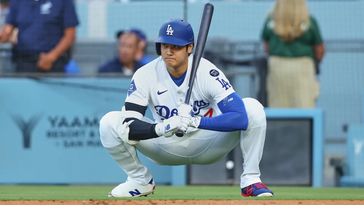 2025年7月3日,大谷翔平對陣芝加哥白襪。(美聯社)