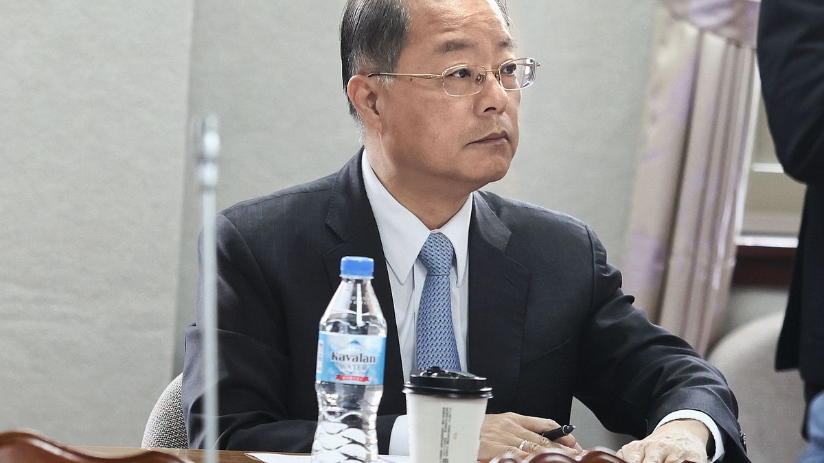 國安局副局長黃明昭在日前接任警察大學校長,不過今(6)日卻被爆出碩士論文抄襲。(柯承惠攝) 國安局副局長黃明昭在日前接任警察大學校長,不過今(6)日卻被爆出碩士論文抄襲。(柯承惠攝)