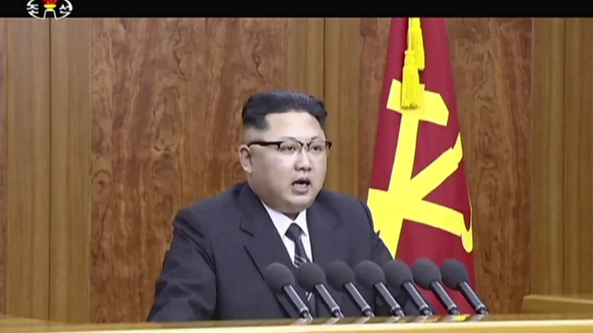 金正恩表示,朝鮮已快完成能夠搭載核彈頭的遠程導彈。(美聯社)