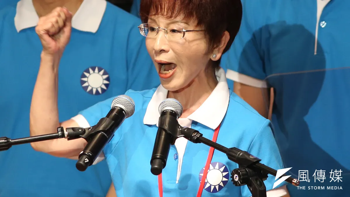 國民黨總統參選人洪秀柱。(吳逸驊)
