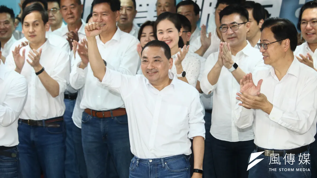 新北市長侯友宜獲國民黨徵召參選2024年總統,聲勢卻未如黨內預期迎來一波反彈。(資料照,蔡親傑攝)