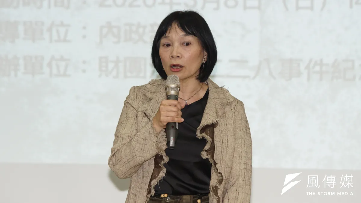 促轉會成立的目的即是負責有關威權時代的轉型正義之事項。圖為促轉會代理主委楊翠。(資料照,盧逸峰攝)