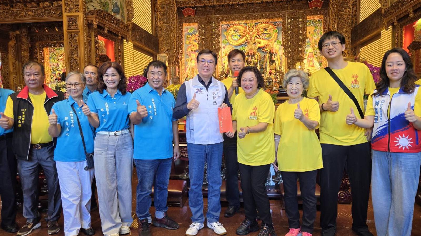 五股三庄聯境迓鬧熱文化季遶境 劉和然前往參香祈福