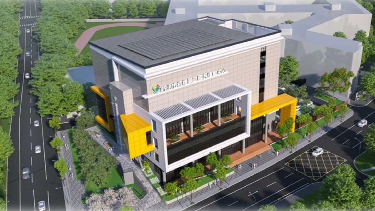 板橋第二運動中心預計明年10月完工啟用(圖為模擬圖示)。(圖/新北市政府工務局提供) 板橋第二運動中心預計明年10月完工啟用(圖為模擬圖示)。(圖/新北市政府工務局提供)