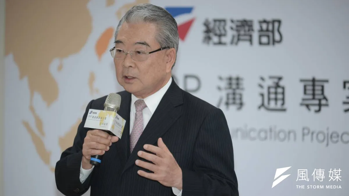 工總理事長許勝雄說如果投資環境沒改善要「掀桌」。(林俊耀攝)