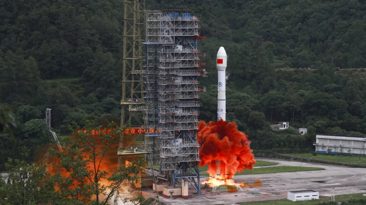中國自行發展的北斗衛星定位系統,在軍事用途上的應用備受各國警戒。(資料照,美聯社)
