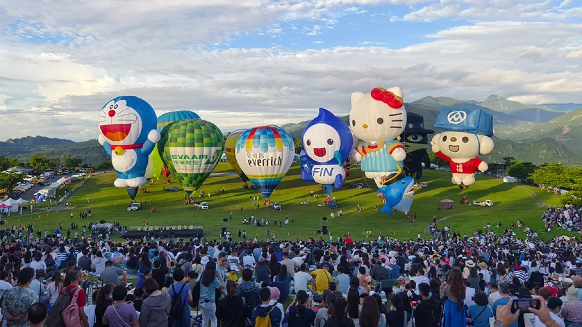 2025臺灣國際熱氣球嘉年華。圖片提供/台東縣政府