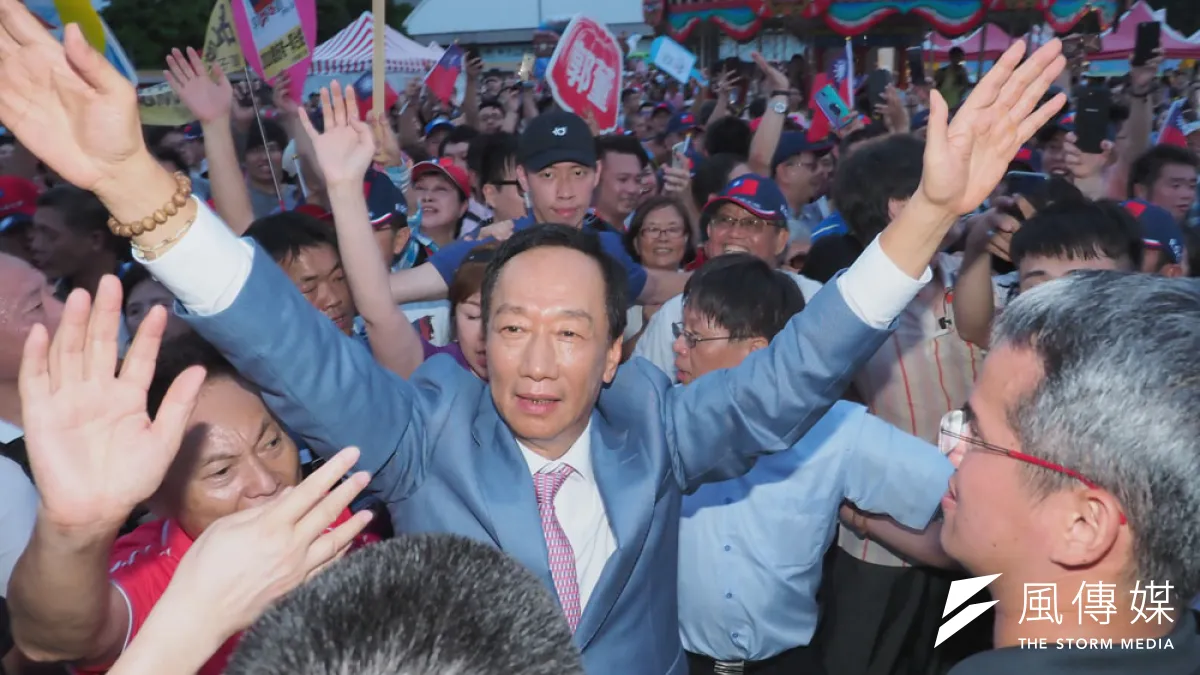 郭台銘雖有參選意願,但若選總統勝算不高,很可能會寧可棄選。(林瑞慶攝)
