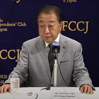 立憲民主党代表の野田佳彦氏(元首相)は17日、FCCJで会見し、参院選を「事実上の敗北」と総括。物価高対策や多文化共生の必要性を訴え、石破首相との党首会談実現に意欲を示した。(写真/FCCJ提供) 立憲民主党代表の野田佳彦氏(元首相)は17日、FCCJで会見し、参院選を「事実上の敗北」と総括。物価高対策や多文化共生の必要性を訴え、石破首相との党首会談実現に意欲を示した。(写真/FCCJ提供)