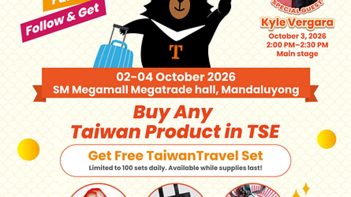 Taiwan Tourism Participates in the Philippines 2026 Travel Sale Expo (TSE)