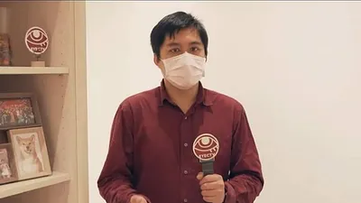 眼球中央寫手林瑋豐在PTT發表「再不承認九二共識啊」等荒謬言論,事後為相關反串言論致歉。(取自颱風眼IG)