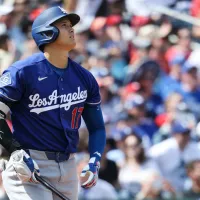 今シーズン第1号本塁打を放った際のドジャース・大谷翔平。(AP通信) 今シーズン第1号本塁打を放った際のドジャース・大谷翔平。(AP通信)