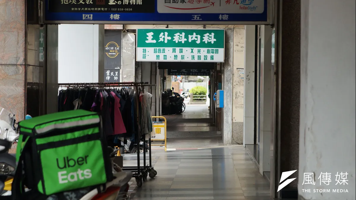 本土疫情升溫,新竹市區人煙稀少。(盧逸峰攝)