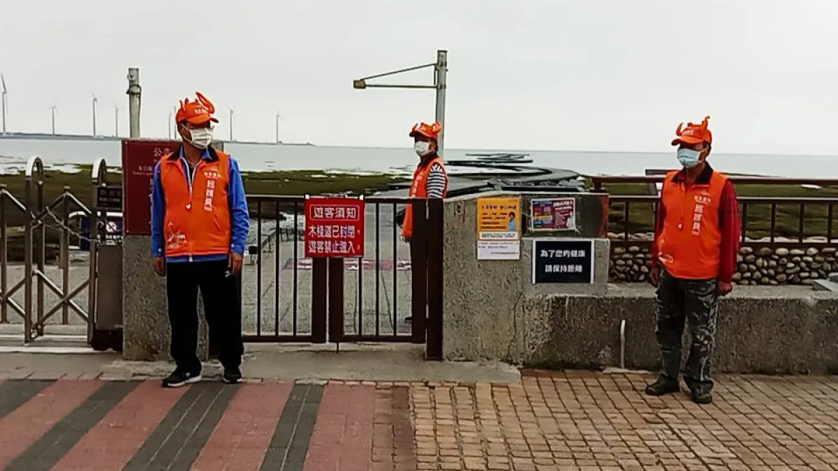 台中市熱門景點高美濕地木棧道即日起總量管制。(圖/台中市政府提供).