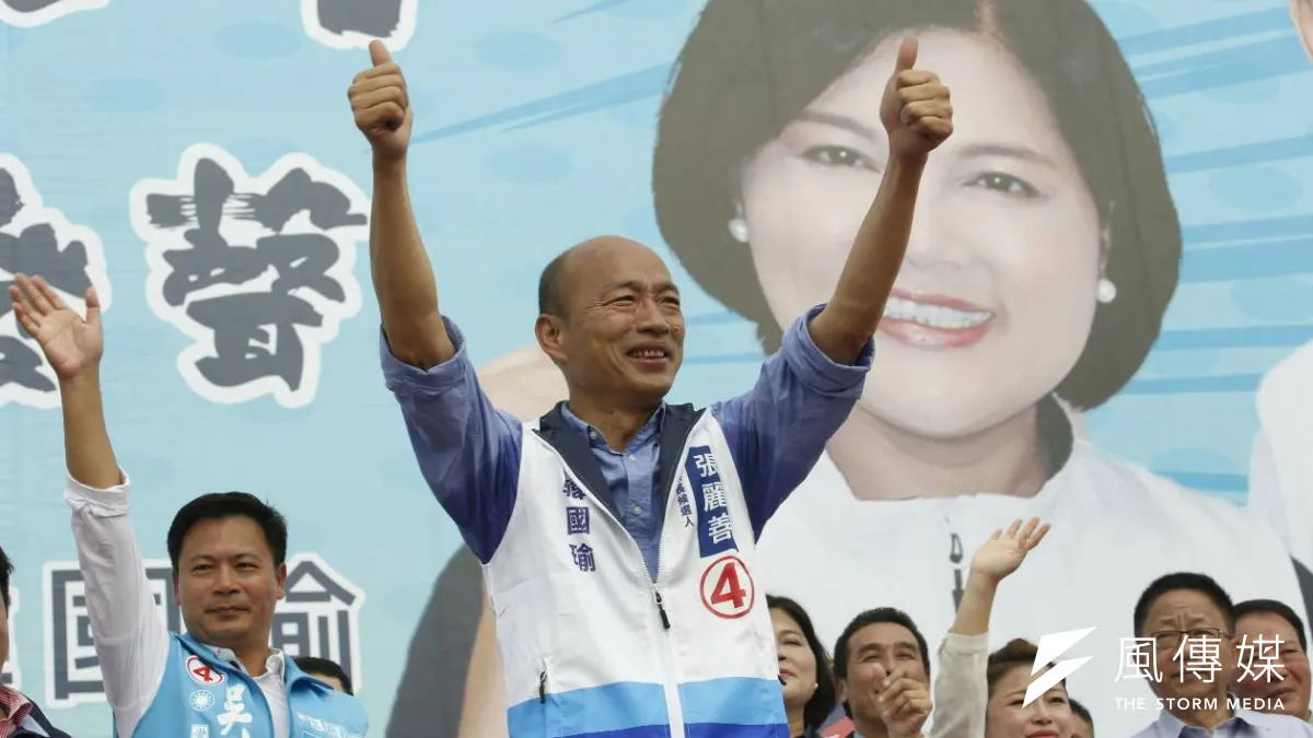 國民黨高雄市長候選人韓國瑜成為國民黨的催票機。圖為韓國瑜為雲林縣長候選人張麗善助選。(新新聞郭晉瑋攝)