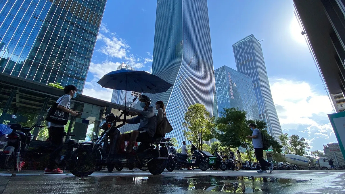 恒大危機,中國房地產。(美聯社)