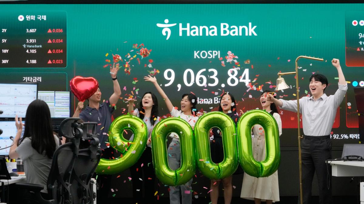 南韓股市一年暴漲3倍!KOSPI衝破9000點大關,中小企業與傳產卻無緣慶祝
