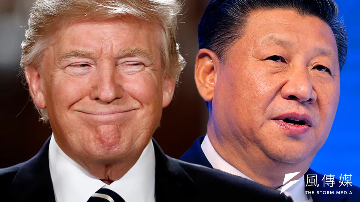 美國總統川普(AP)與中國國家主席習近平(AP)(風傳媒合成)