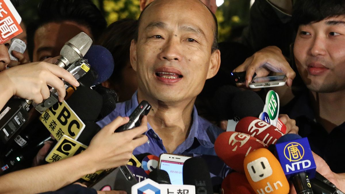 高雄市長韓國瑜進來因為「鳳凰與雞」說,成為群眾批評的對象。(資料照,陳品佑攝) 高雄市長韓國瑜進來因為「鳳凰與雞」說,成為群眾批評的對象。(資料照,陳品佑攝)