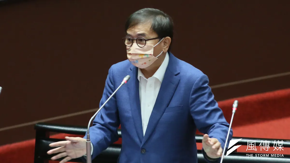 民進黨立委劉櫂豪在立法院質詢。(資料照,柯承惠攝)