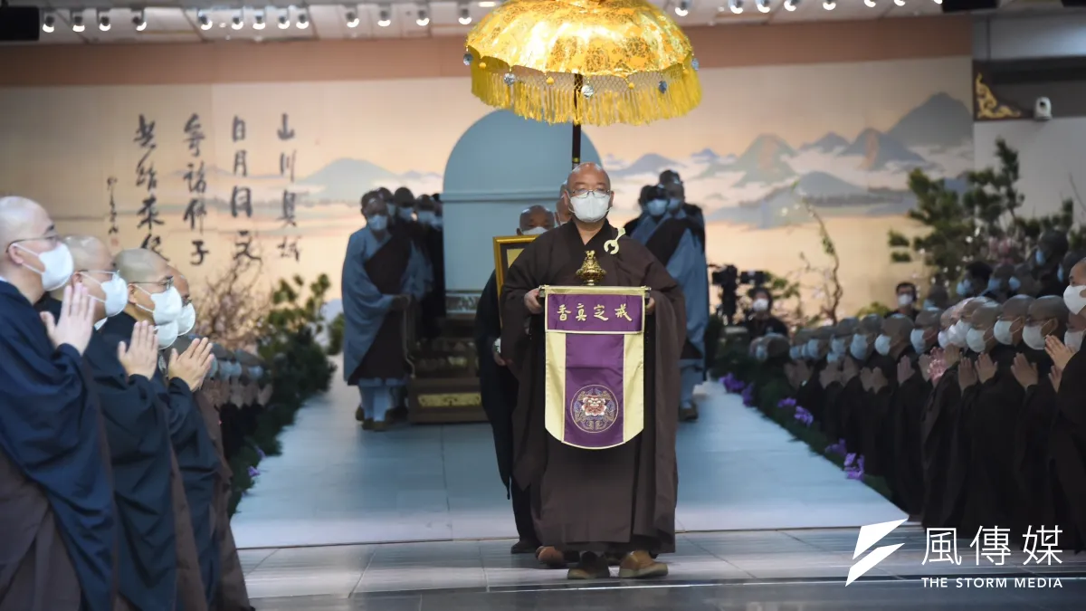佛光山星雲大師圓寂讚頌典禮。(資料照,顏麟宇攝)