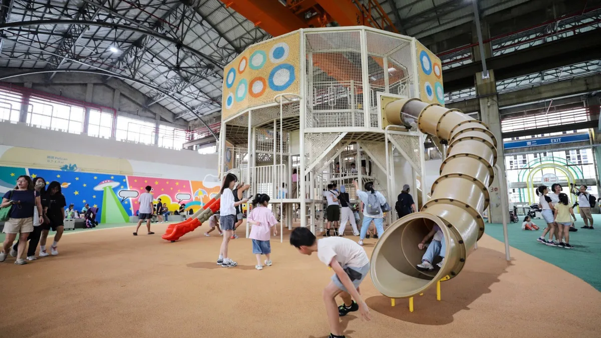 高雄親子遊樂園區於今(8)日正式開幕。(圖/取自FB@高雄市政府 Kaohsiung City Government)