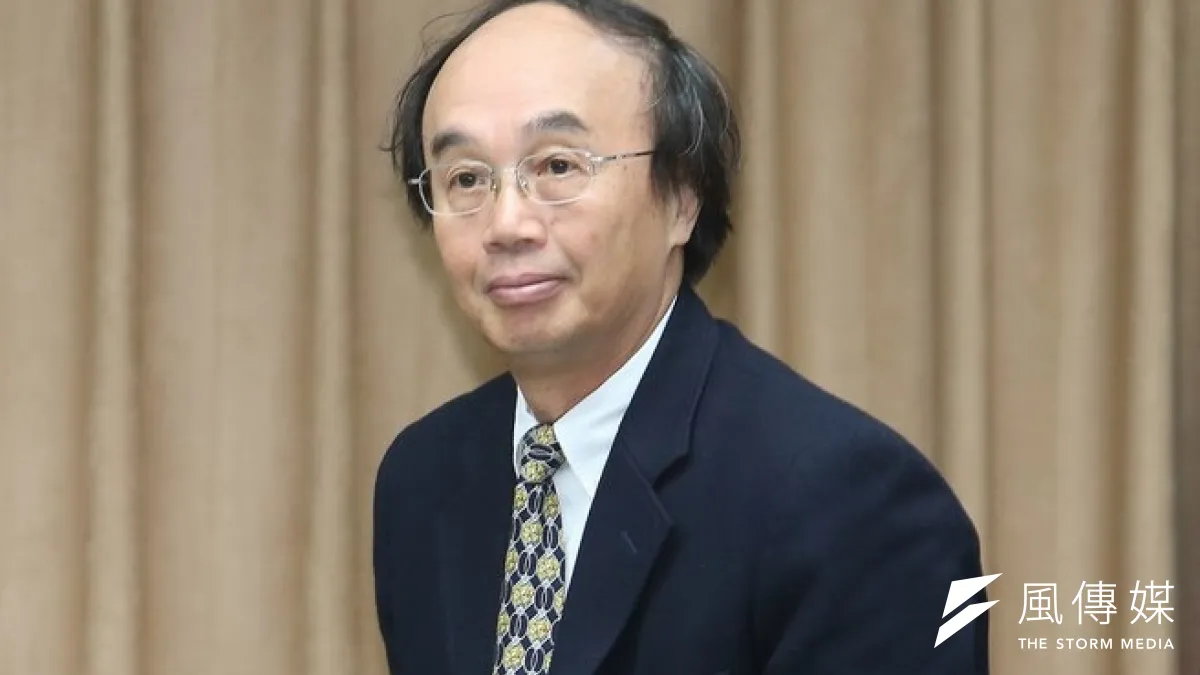 中央氣象局局長辛在勤表示,兩岸進行氣象監測合作,只能讓我方掌握霧霾襲台時間。(吳逸驊攝)