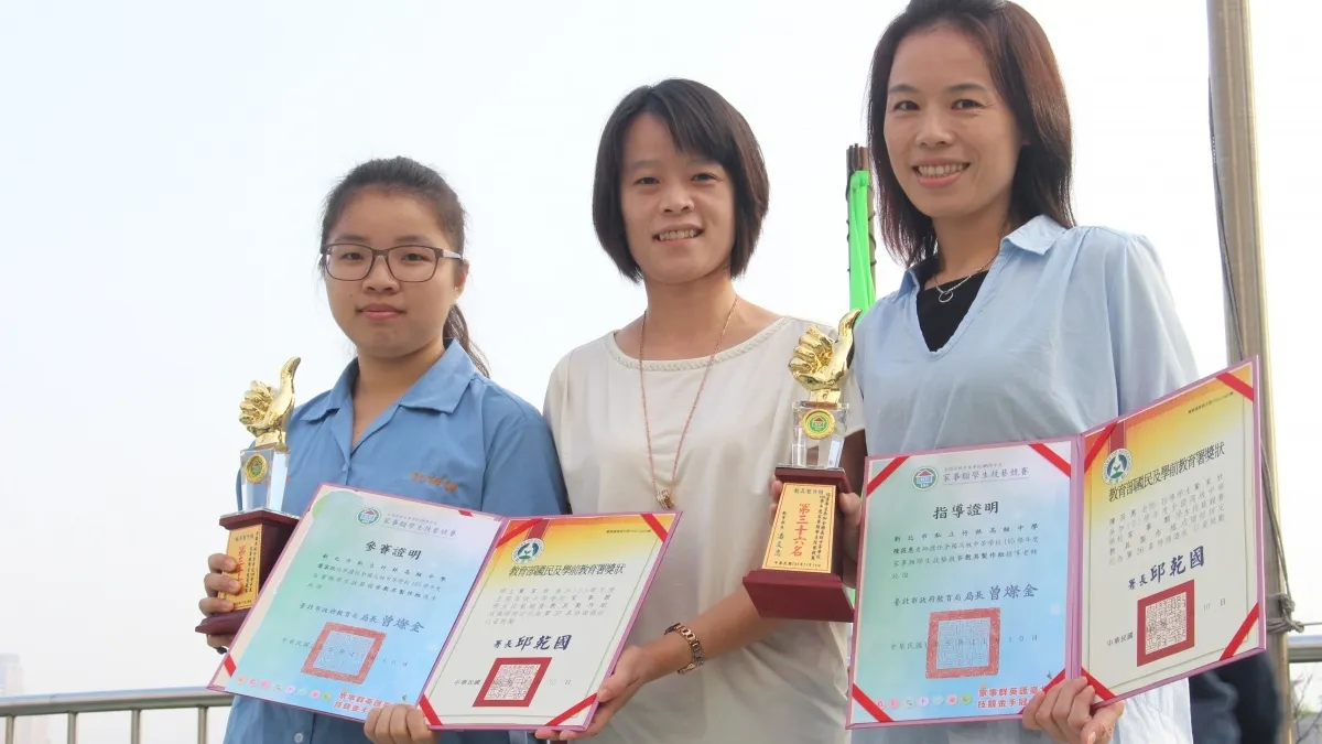 全國高中家事類技藝競賽 竹林幼保科葉家欣奪優勝