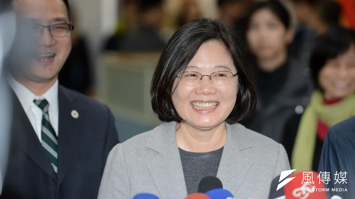 台灣智庫民調約6成的受訪者對蔡英文處理兩岸議題有信心;約5成5反對蔡英文接受一中原則。(資料照,林俊耀攝)