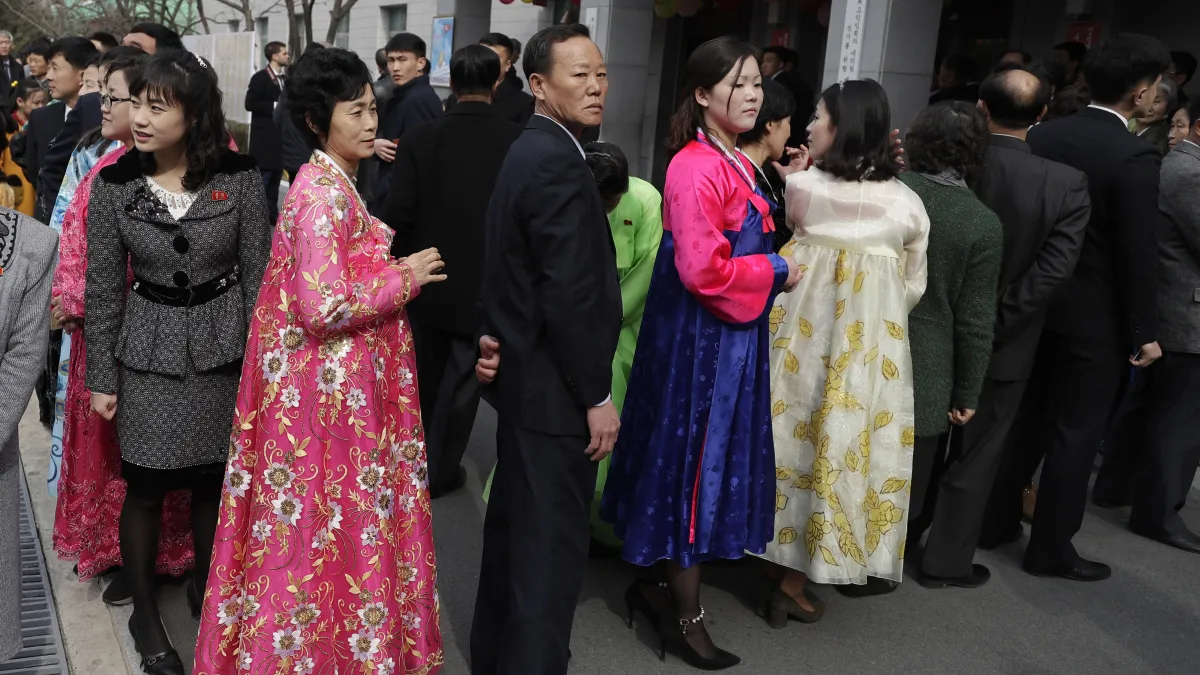 2019年月10日,北韓(朝鮮)舉行第14屆「最高人民會議」代議員選舉(AP)