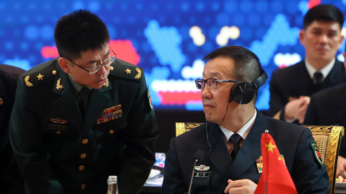 中國國防部長董軍。(美聯社)