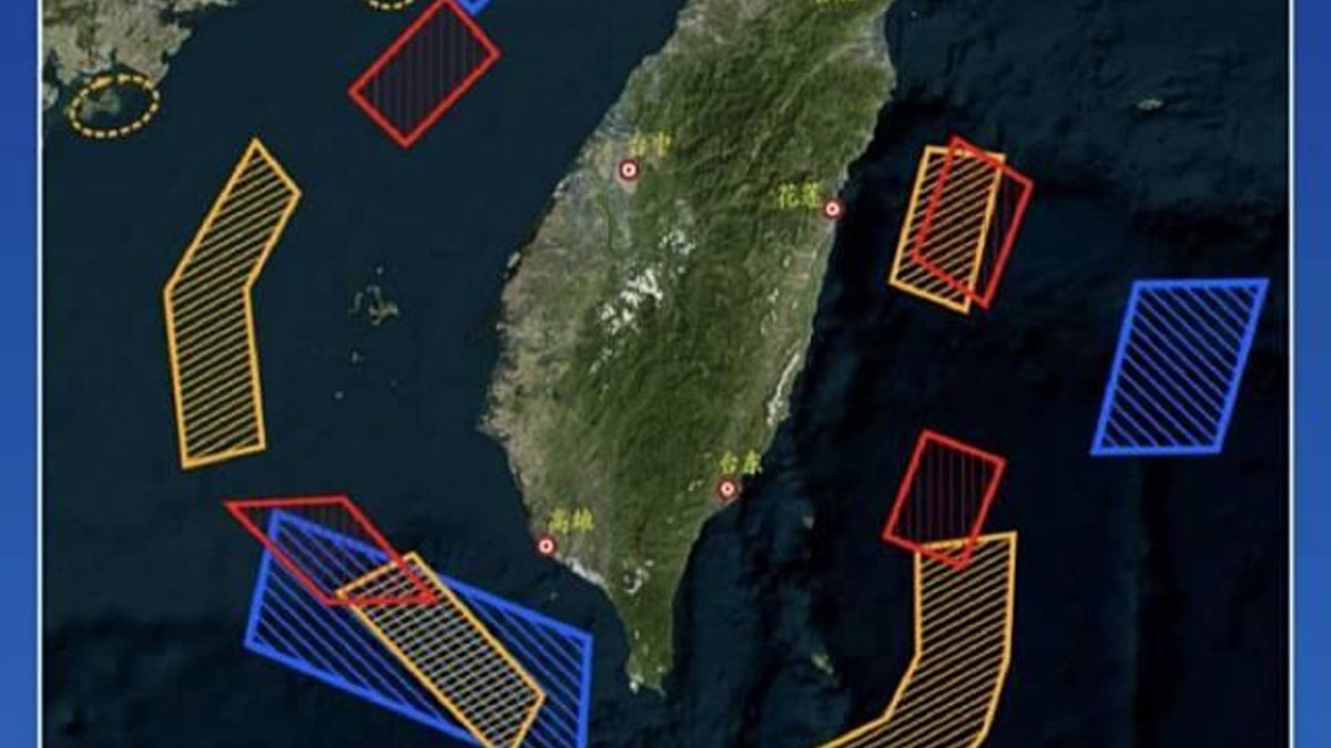「中国は本日(14日)未明、台湾周辺の海域および空域で『連合利剣-2024B』演習を実施すると発表した。(東部戦区のWeiboより)」 「中国は本日(14日)未明、台湾周辺の海域および空域で『連合利剣-2024B』演習を実施すると発表した。(東部戦区のWeiboより)」