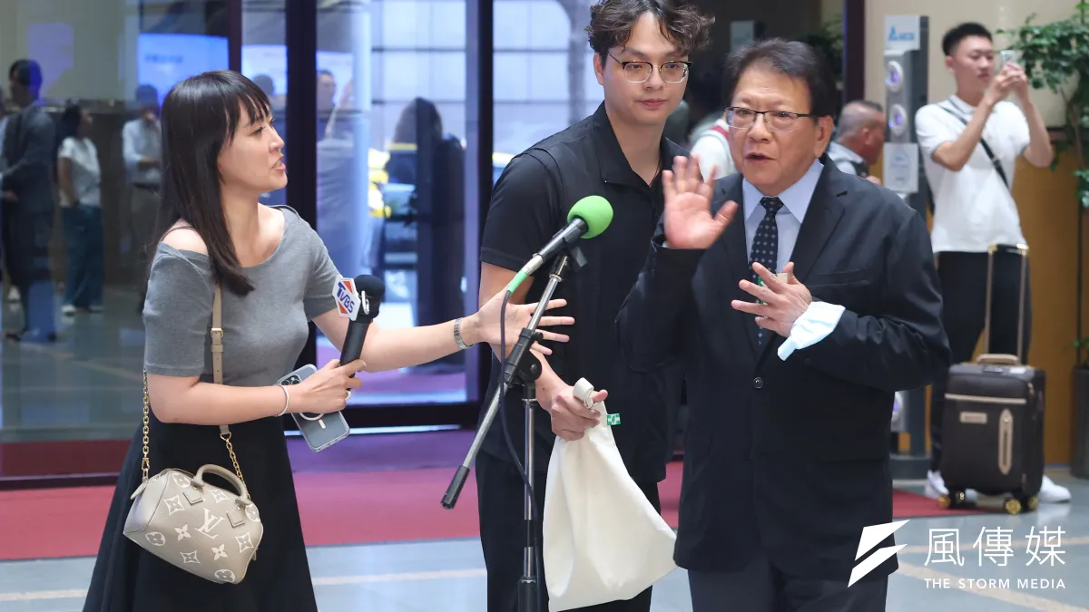總統府秘書長潘孟安出席民進黨全代會。(顏麟宇攝)