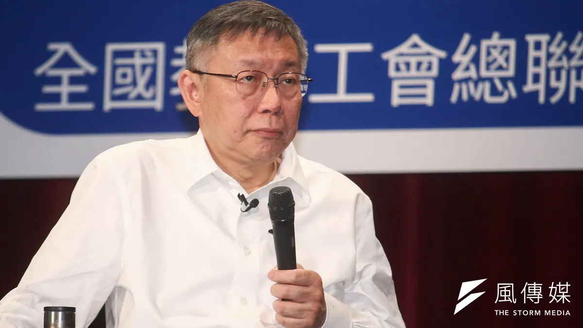 醫師蘇偉碩認為,民眾黨總統參選人柯文哲選情尚未完全崩盤。(資料照,蔡親傑攝)