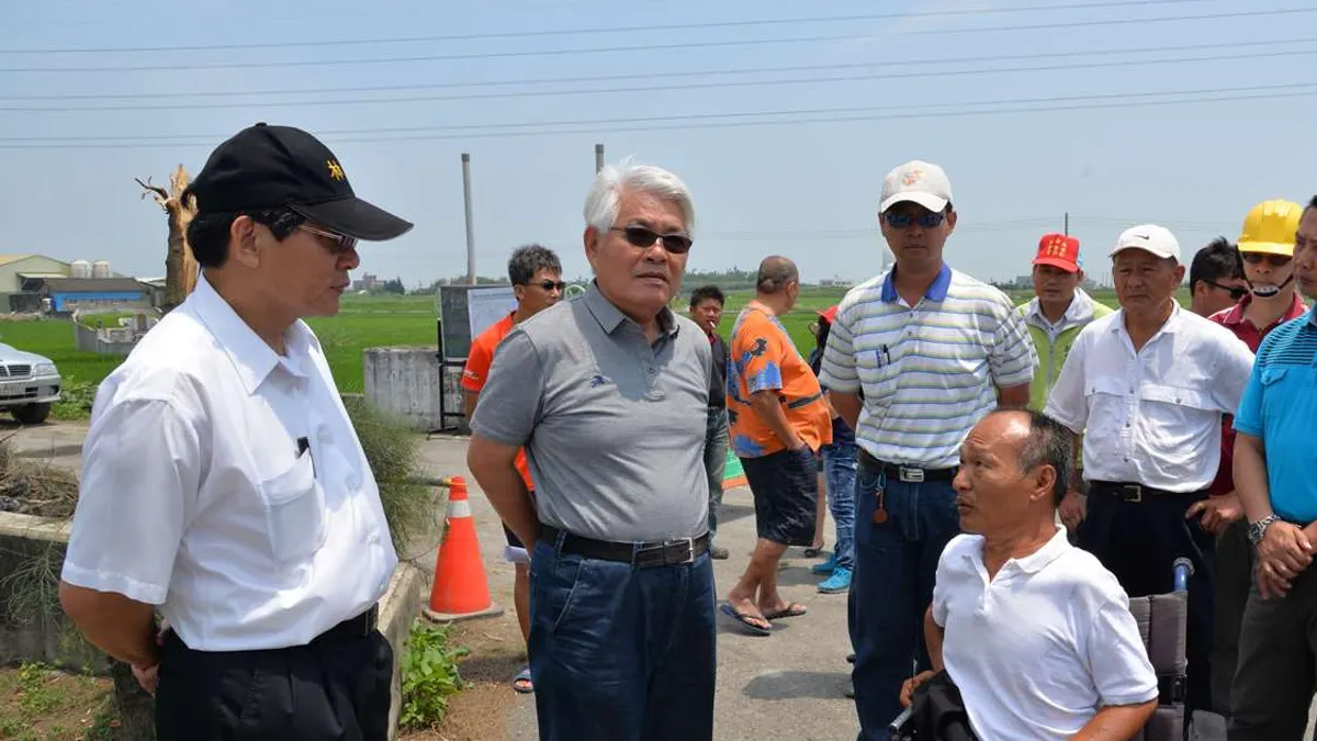 因應汛期將至 李進勇視察羊稠厝大排疏浚工程 因應汛期將至 李進勇視察羊稠厝大排疏浚工程