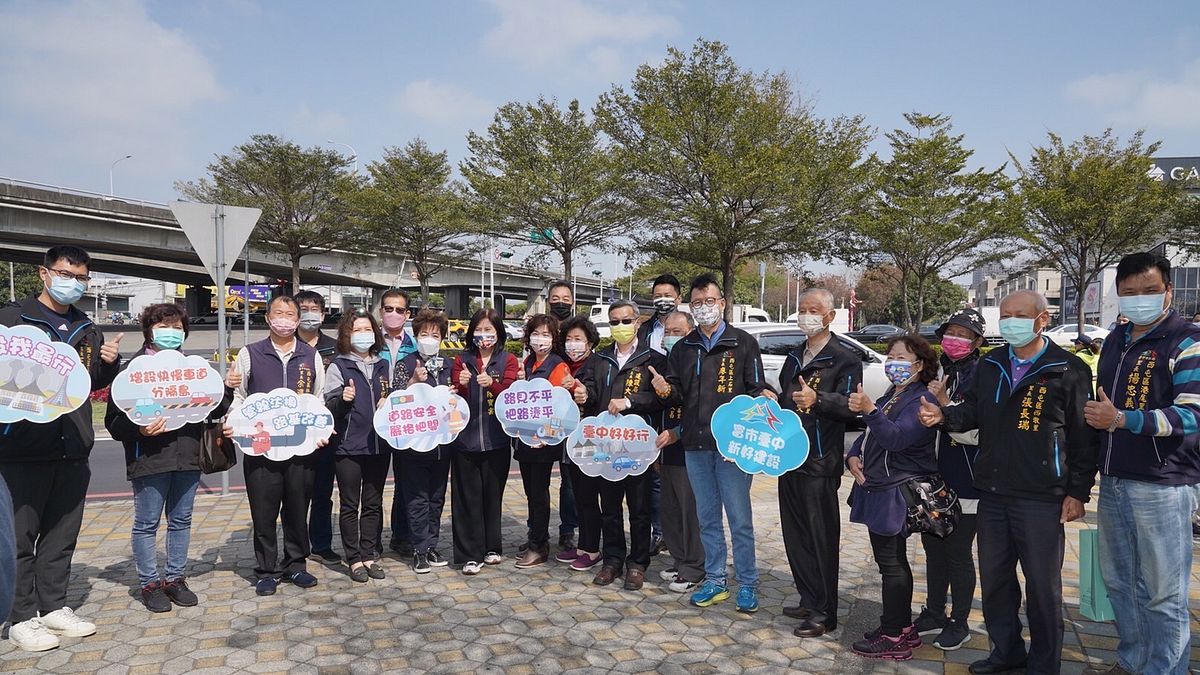 台中市西屯區市政路(河南路三段至環中路三段)整體優化工程,16日完工。(圖/台中市政府) 台中市西屯區市政路(河南路三段至環中路三段)整體優化工程,16日完工。(圖/台中市政府)