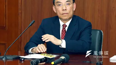 法務部長蔡清祥。(郭晉瑋攝)