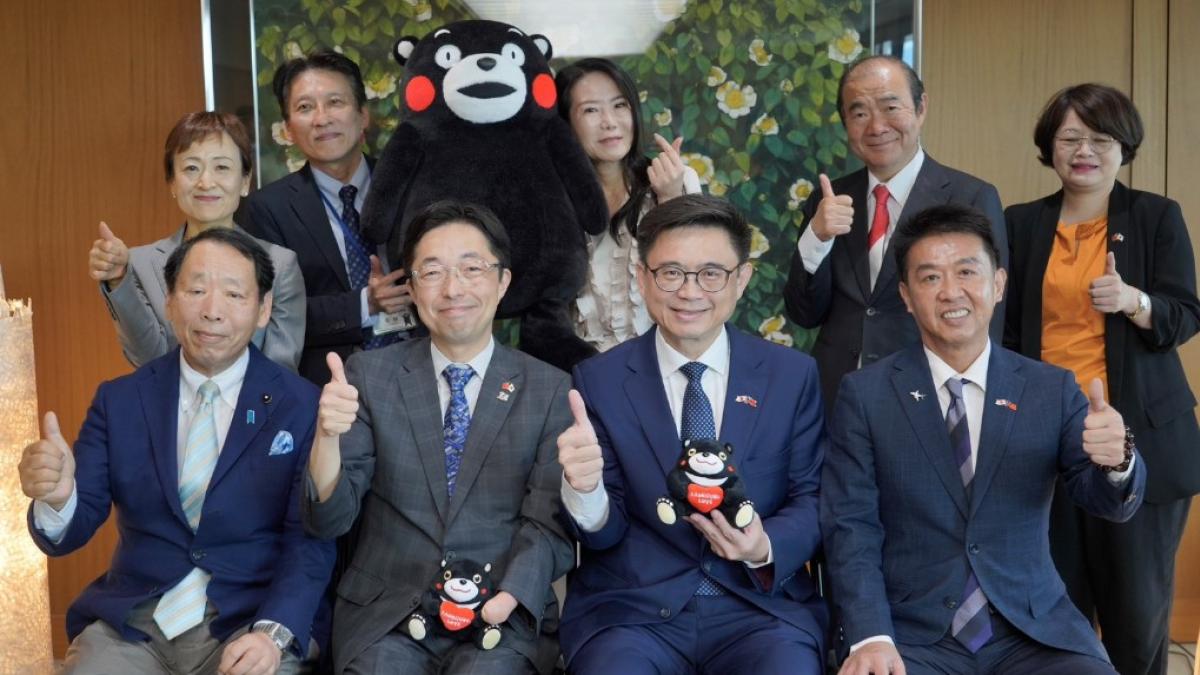 台日「科技共進」!賴瑞隆赴熊本拜會知事、參訪半導體大廠 開啟高雄科技國際合作新時代