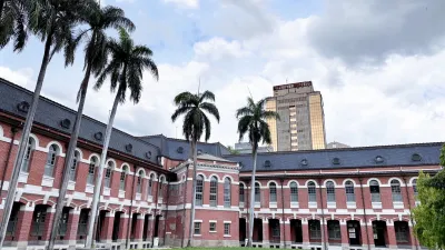 台中州廳修復後之中庭外觀。(圖/台中市政府)