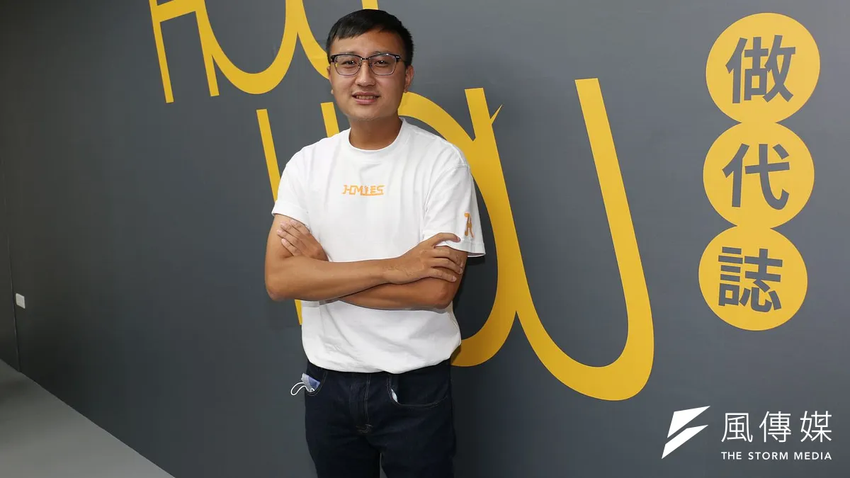 侯友宜競選辦公室發言人陳柏翰。(資料照,李梅瑛攝)