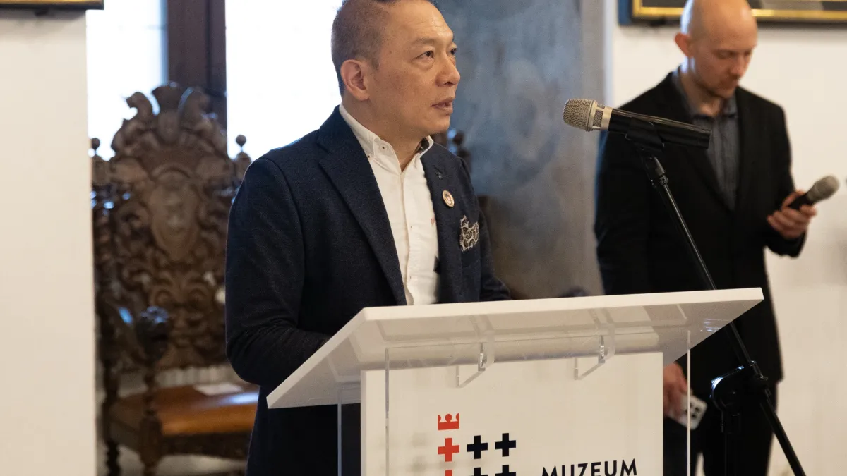 台灣波蘭商業協會理事長趙忠傑博士致詞,並與台波雙方重要官員及貴賓交流。(照片/台波協會提供)