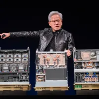 NVIDIA founder and CEO Jensen Huang (黃仁勳) delivers the keynote address at NVIDIA GTC Taipei 2026 at the Taipei Popular Music Center on July 1. (Photo: Liu Wei-hung) NVIDIA founder and CEO Jensen Huang (黃仁勳) delivers the keynote address at NVIDIA GTC Taipei 2026 at the Taipei Popular Music Center on July 1. (Photo: Liu Wei-hung)