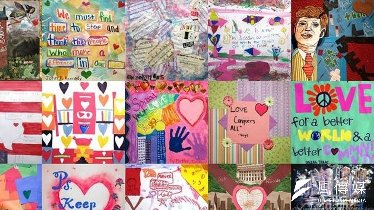 非營利藝術組織29 Pieces則提出「達拉斯愛心計畫」,要將3萬件學童的美術創作,散佈於達拉斯的各個角落(取自網路) 非營利藝術組織29 Pieces則提出「達拉斯愛心計畫」,要將3萬件學童的美術創作,散佈於達拉斯的各個角落(取自網路)