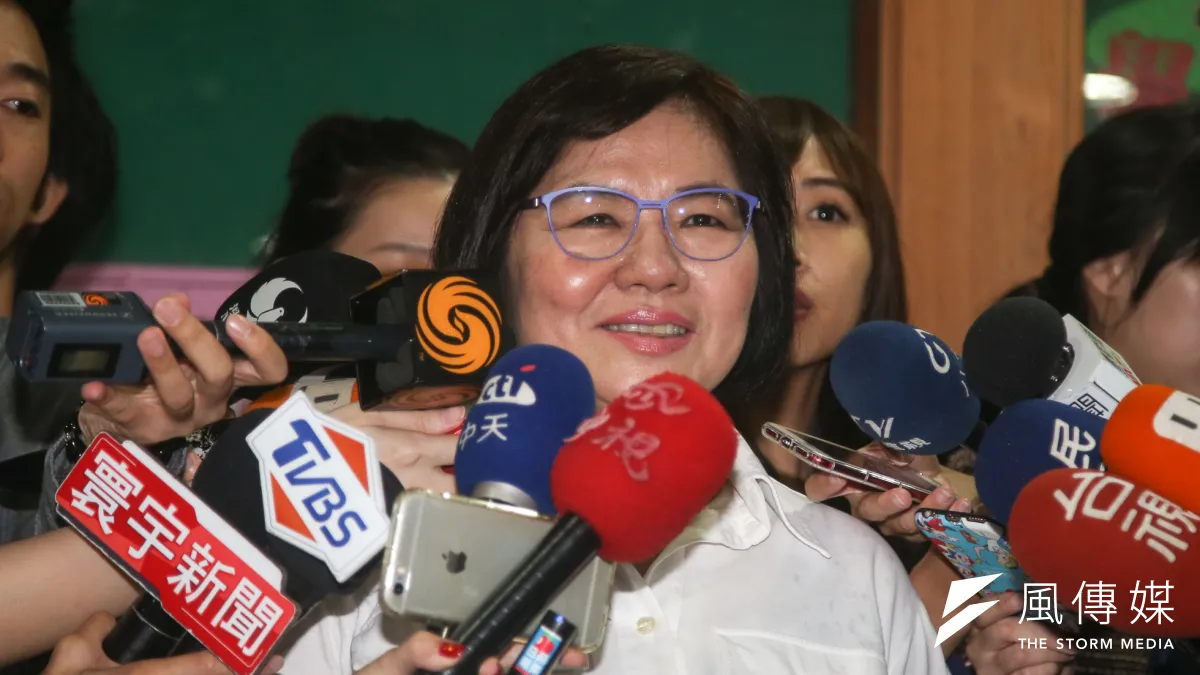 當選台北市黨部主委的黃呂錦茹表示,此刻開始,她會扮演好抬轎者的角色,目標就是讓國民黨贏回台北市長。(陳明仁攝)