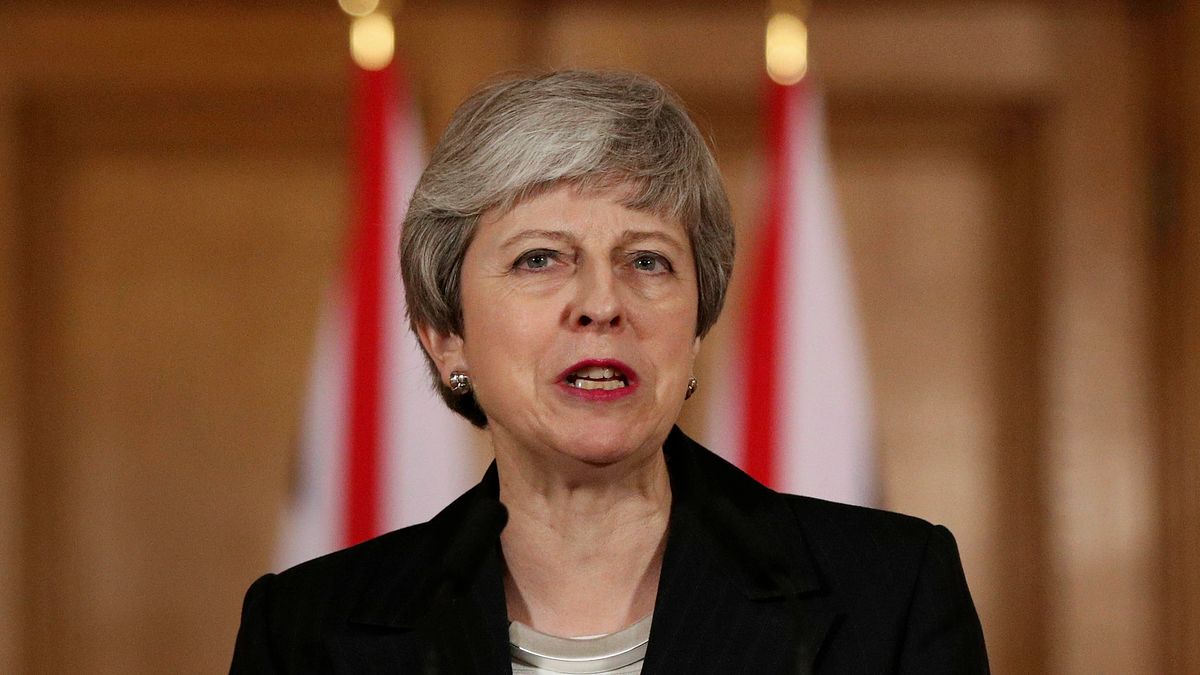 2019年3月20日,英國首相梅伊表示,她打算把脫歐期限延至6月30日。(AP) 2019年3月20日,英國首相梅伊表示,她打算把脫歐期限延至6月30日。(AP)