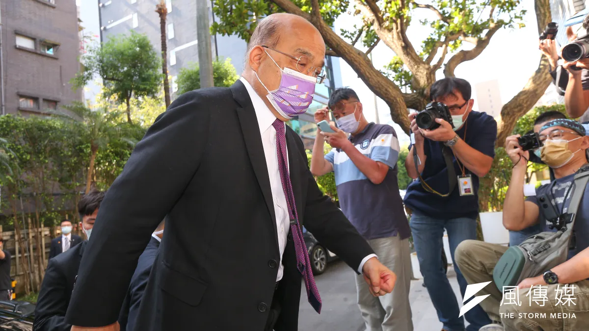 行政院長蘇貞昌要究責查辦「很多孩子都走了」言論,引爆眾怒。(顏麟宇攝)