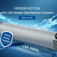 MASSPHOTON Launches the Industry's First 200 LPM UVC LED Water Disinfection System, Independently Certified for High-Flow Applications MASSPHOTON Launches the Industry's First 200 LPM UVC LED Water Disinfection System, Independently Certified for High-Flow Applications