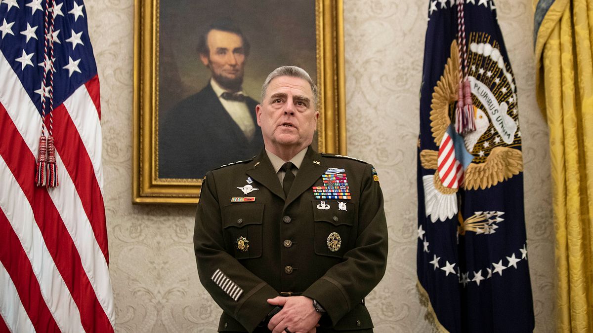 美軍參謀首長聯席會議主席、陸軍四星上將米利(Mark Milley)(AP) 美軍參謀首長聯席會議主席、陸軍四星上將米利(Mark Milley)(AP)